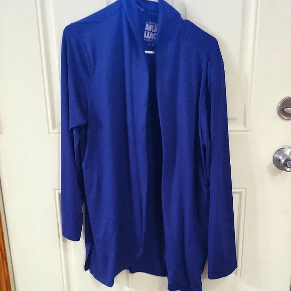 Muk Luks Royal Blue Women's Cardigan - Picture 1 of 1